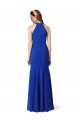 Comprimento Chão Azul Real Sem Mangas Sereia Vestidos de Madrinha / Vestidos de Noite / Vestidos de Festa Por Atacado