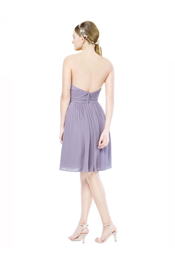 Comprimento Joelho Borgonha Sem Mangas Linha A Amor Vestidos de Madrinha / Vestidos de Cocktail / Vestidos de Homecoming Por Atacado