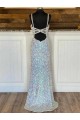 Comboio Varredela Sem Mangas Bainha Vestidos de Festa / Vestido de Noiva Por Atacado