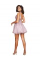 Curto Sem Mangas Linha A Costas em V Vestidos de Madrinha / Vestidos de Cocktail / Vestidos de Homecoming Por Atacado