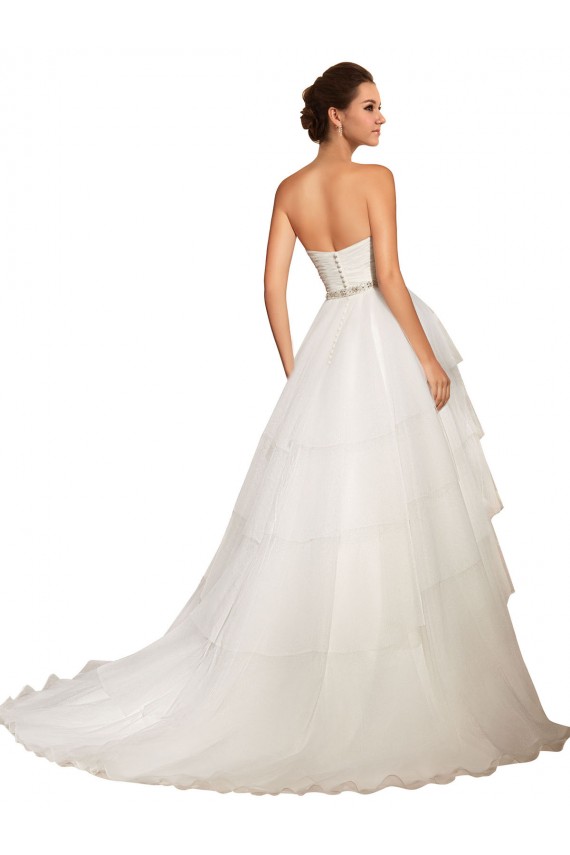 Amor Marfim Sem Mangas Vestido de Baile Vestidos de Noiva Por Atacado