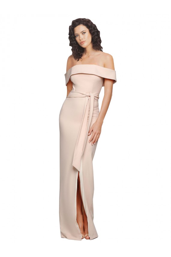 Comprimento Chão Nu Sem Mangas Sereia Lombar Vestidos de Madrinha / Vestidos de Noite / Vestidos de Festa Por Atacado