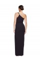 Comprimento Chão Preto Sem Mangas Bainha Vestidos de Madrinha / Vestidos de Noite / Vestidos de Festa Por Atacado