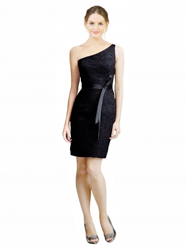 Comprimento Joelho Preto Sem Mangas Linha A Abrir de volta Vestidos de Madrinha / Vestidos de Cocktail / Vestidos de Homecoming Por Atacado