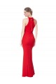 Comprimento Chão Vermelho Sem Mangas Sereia Vestidos de Noite / Vestidos de Festa Por Atacado